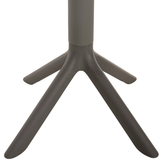 Τραπεζι πολυπροπυλενιου στρογγυλο terrin hm6124.15 olive green φ60x75υεκ. **