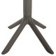Τραπεζι πολυπροπυλενιου στρογγυλο terrin hm6124.15 olive green φ60x75υεκ. **