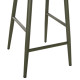 Σκαμπο αλουμινιου camden hm6142.09 μαξιλαρι με print-dark olive 56x60x108υεκ. **