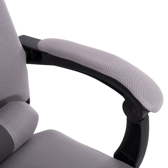 Καρεκλα γραφειου croner hm1196.02 γκρι mesh-μεταλ.βαση-nylon σκελετοσ 58x67x124υεκ. **