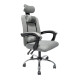 Καρεκλα γραφειου croner hm1196.02 γκρι mesh-μεταλ.βαση-nylon σκελετοσ 58x67x124υεκ. **