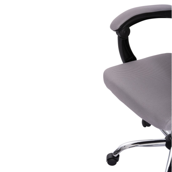 Καρεκλα γραφειου croner hm1196.02 γκρι mesh-μεταλ.βαση-nylon σκελετοσ 58x67x124υεκ. **