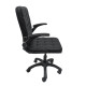 Καρεκλα γραφειου portima hm1197.01 μαυρο pvc-nylon σκελετοσ & βαση 69x57x97υεκ. **