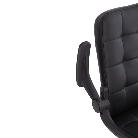 Καρεκλα γραφειου portima hm1197.01 μαυρο pvc-nylon σκελετοσ & βαση 69x57x97υεκ. **