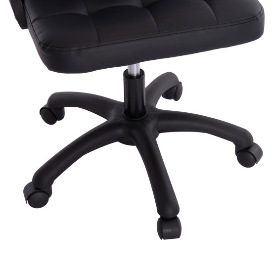 Καρεκλα γραφειου portima hm1197.01 μαυρο pvc-nylon σκελετοσ & βαση 69x57x97υεκ. **