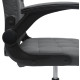 Καρεκλα γραφειου portima hm1197.03 γκρι pvc-μαυροσ nylon σκελετοσ & βαση 66.5x60x97υεκ **