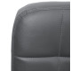 Καρεκλα γραφειου portima hm1197.03 γκρι pvc-μαυροσ nylon σκελετοσ & βαση 66.5x60x97υεκ **