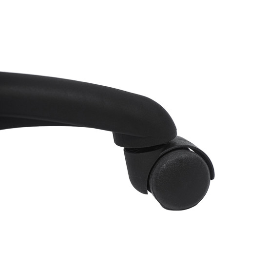 Καρεκλα γραφειου portima hm1197.03 γκρι pvc-μαυροσ nylon σκελετοσ & βαση 66.5x60x97υεκ **