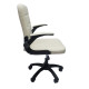 Καρεκλα γραφειου portima hm1197.04 μπεζ pvc-μαυροσ nylon σκελετοσ & βαση 66.5x57x97υεκ **