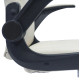 Καρεκλα γραφειου portima hm1197.04 μπεζ pvc-μαυροσ nylon σκελετοσ & βαση 66.5x57x97υεκ **