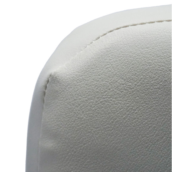 Καρεκλα γραφειου portima hm1197.04 μπεζ pvc-μαυροσ nylon σκελετοσ & βαση 66.5x57x97υεκ **