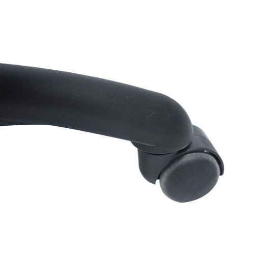 Καρεκλα γραφειου portima hm1197.04 μπεζ pvc-μαυροσ nylon σκελετοσ & βαση 66.5x57x97υεκ **