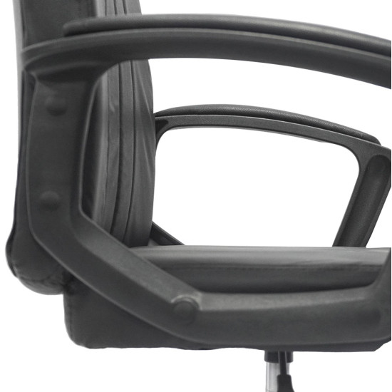Καρεκλα γραφειου nimble hm1199.01 μαυρο pvc-μαυροσ σκελετοσ & βαση nylon 59x64x122υεκ **