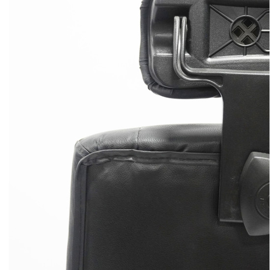 Καρεκλα γραφειου nimble hm1199.01 μαυρο pvc-μαυροσ σκελετοσ & βαση nylon 59x64x122υεκ **