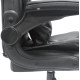 Καρεκλα γραφειου canan hm1201 μαυρo pvc-μαυρο nylon-βαση χρωμιου 66x61x105υεκ. **