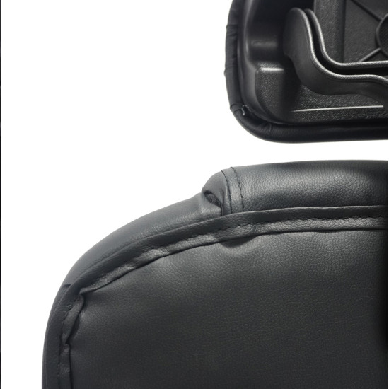 Καρεκλα γραφειου octavius hm1202 μαυρο pvc & nylon-μεταλ.χρωμιο βαση 63x73x129υεκ **