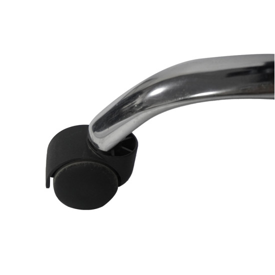 Καρεκλα γραφειου octavius hm1202 μαυρο pvc & nylon-μεταλ.χρωμιο βαση 63x73x129υεκ **