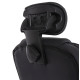Καρεκλα γραφειου octavius hm1202 μαυρο pvc & nylon-μεταλ.χρωμιο βαση 63x73x129υεκ **