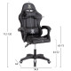 Πολυθρονα gaming darren hm1203.04 μαυρο-λευκο pvc & nylon 58.5x100x120υεκ. **
