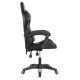 Πολυθρονα gaming darren hm1203.04 μαυρο-λευκο pvc & nylon 58.5x100x120υεκ. **