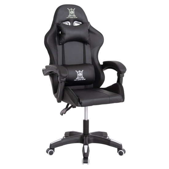 Πολυθρονα gaming darren hm1203.04 μαυρο-λευκο pvc & nylon 58.5x100x120υεκ. **