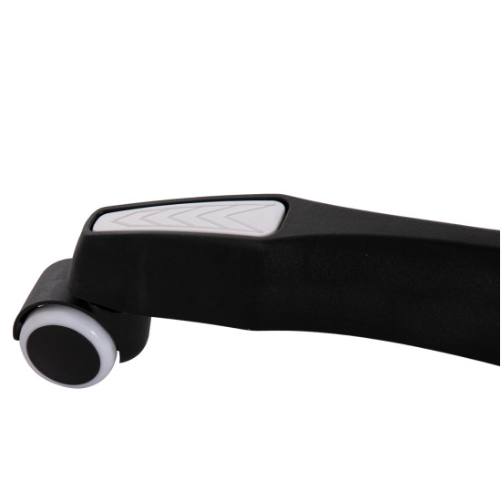 Πολυθρονα gaming darren hm1203.04 μαυρο-λευκο pvc & nylon 58.5x100x120υεκ. **