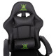 Πολυθρονα gaming darren hm1203.03 μαυρο-πρασινο pvc & nylon 58.5x100x120υεκ. **