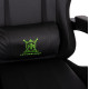 Πολυθρονα gaming darren hm1203.03 μαυρο-πρασινο pvc & nylon 58.5x100x120υεκ. **