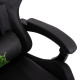 Πολυθρονα gaming darren hm1203.03 μαυρο-πρασινο pvc & nylon 58.5x100x120υεκ. **