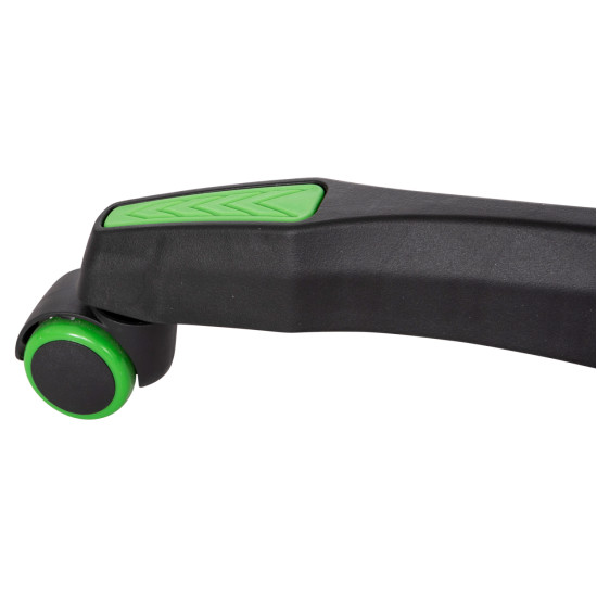 Πολυθρονα gaming darren hm1203.03 μαυρο-πρασινο pvc & nylon 58.5x100x120υεκ. **