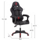 Πολυθρονα gaming darren hm1203.01 μαυρο-κοκκινο pvc & nylon 58.5x100x120υεκ. **