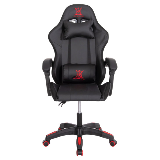 Πολυθρονα gaming darren hm1203.01 μαυρο-κοκκινο pvc & nylon 58.5x100x120υεκ. **