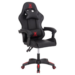 Πολυθρονα gaming darren hm1203.01 μαυρο-κοκκινο pvc 58.5x100x120υεκ. **