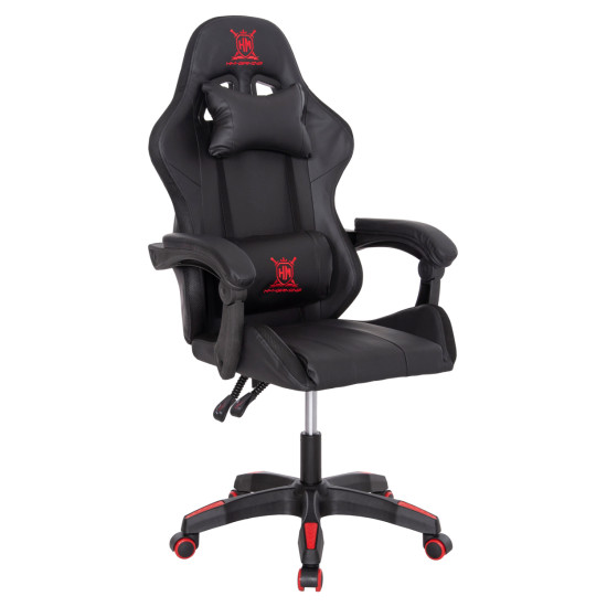 Πολυθρονα gaming darren hm1203.01 μαυρο-κοκκινο pvc & nylon 58.5x100x120υεκ. **