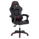 Πολυθρονα gaming darren hm1203.01 μαυρο-κοκκινο pvc & nylon 58.5x100x120υεκ. **