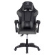 Πολυθρονα gaming darren hm1203.10 μαυρο-γκρι pvc & nylon 60x60x120υεκ. **