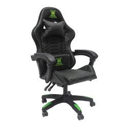 Πολυθρονα gaming loot hm1204 μαυρο-πρασινο pvc & nylon 60x60x120υεκ. ** Πολυθρονα gaming loot hm1204 μαυρο-πρασινο pvc & nylon 60x60x120υεκ. **