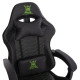 Πολυθρονα gaming loot hm1204 μαυρο-πρασινο pvc & nylon 60x60x120υεκ. ** Πολυθρονα gaming loot hm1204 μαυρο-πρασινο pvc & nylon 60x60x120υεκ. **