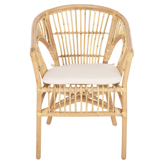 Πολυθρονα dampar hm9929.04 rattan σε φυσικο-λευκο μαξιλαρι 59x61x80υεκ. ** Πολυθρονα dampar hm9929.04 rattan σε φυσικο-λευκο μαξιλαρι 59x61x80υεκ. **