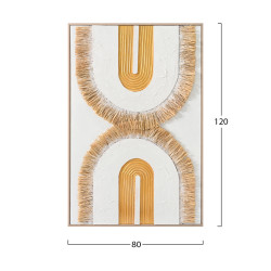 Πινακασ 3d hm4537.01 με κορνιζα μπεζ-καμβασ λευκοσ-χειροποιητοσ 80x3,5x120υεκ. ** Πινακασ 3d hm4537.01 με κορνιζα μπεζ-καμβασ λευκοσ-χειροποιητοσ 80x3,5x120υεκ. **