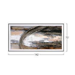 Πινακασ toixoy hm4538 με κορνιζα μαυρη-καμβασ με αφηρημενο σχεδιο 72x4,5x142υεκ. ** Πινακασ toixoy hm4538 με κορνιζα μαυρη-καμβασ με αφηρημενο σχεδιο 72x4,5x142υεκ. **