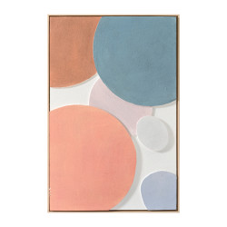 Πινακασ τοιχου 3d fluo hm4543.02 με κορνιζα μπεζ-χειροποιητα σχεδια 60x4,5χ90υεκ. **