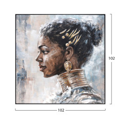 Πινακασ toixoy τετραγωνοσ marip hm4544 κορνιζα μαυρη-καμβασ εκτυπωση 102x4,5x102υεκ ** Πινακασ toixoy τετραγωνοσ marip hm4544 κορνιζα μαυρη-καμβασ εκτυπωση 102x4,5x102υεκ **