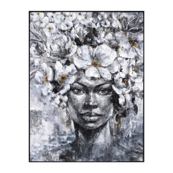 Πινακασ toixoy marip hm4545 κορνιζα μαυρη-καμβασ εκτυπωση 92x4,5x122υεκ **