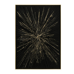 Πινακασ toixoy stellon hm4549 κορνιζα μπεζ-καμβασ μαυροσ-χειροποιητοσ 72x4,5x102υεκ. **