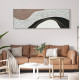 Πινακασ τοιχου abstract hm4552.01 με κορνιζα μπεζ-καμβασ- χειροποιητοσ 152x4.5x52υεκ. **