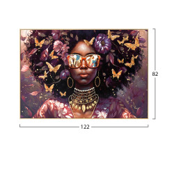 Πινακασ toixoy marip hm4569 με κορνιζα μπεζ-καμβασ εκτυπωση 122x4,5x82υεκ. ** Πινακασ toixoy marip hm4569 με κορνιζα μπεζ-καμβασ εκτυπωση 122x4,5x82υεκ. **