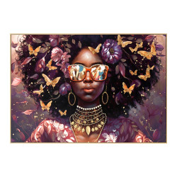 Πινακασ toixoy marip hm4569 με κορνιζα μπεζ-καμβασ εκτυπωση 122x4,5x82υεκ. **