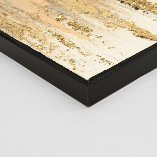 Πινακασ τοιχου sediment hm4574.01 με κορνιζα μαυρη-καμβασ 142x4.5x72υεκ **