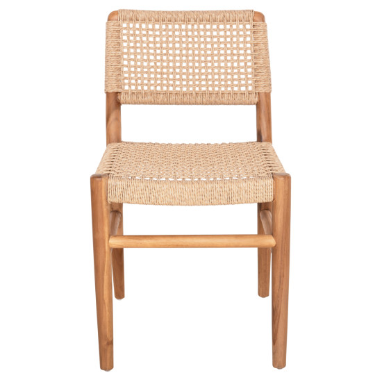 Καρεκλα rosco hm6133 ξυλο τεακ φυσικο-σχοινι viro μπεζ 46x55x79υεκ. ** Καρεκλα rosco hm6133 ξυλο τεακ φυσικο-σχοινι viro μπεζ 46x55x79υεκ. **